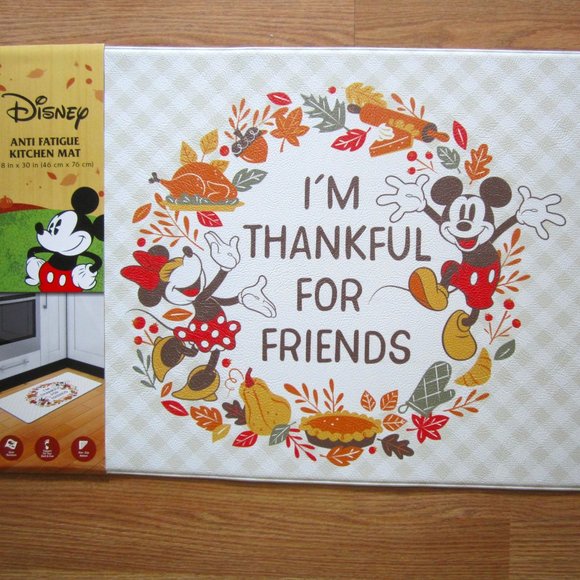 Disney Kitchen Disney Mickey Thanksgiving Pumpkin Anti Fatigue